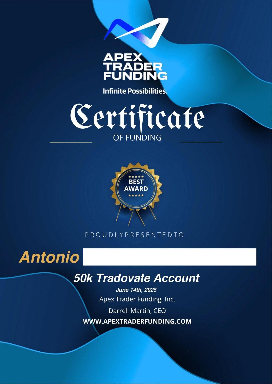 Certificado de Alumno 5